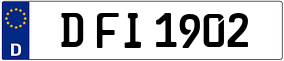 Truck License Plate